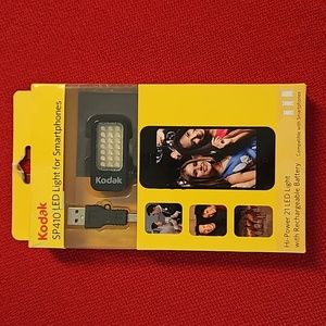 KODAK SP410 LED Light for Smartphones Hi-Power 21 LED rechargeable battery NIB